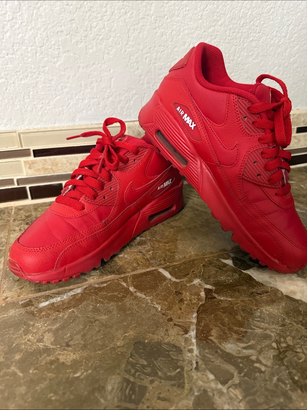 Nike Air Max Kids Sneakers - Solid Red